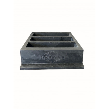Moule caoutchouc 3 empreintes 40 x 40 x 160mm