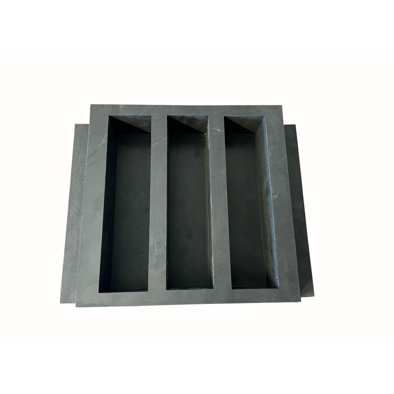 Moule caoutchouc 3 empreintes 40 x 40 x 160mm