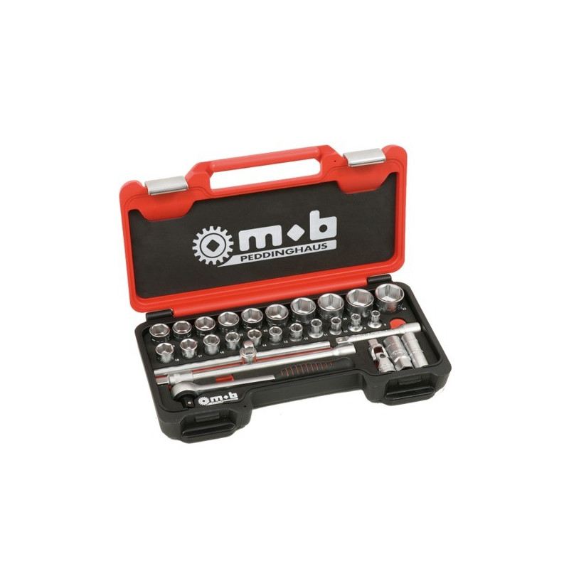Coffret de Douilles 8 à 32 mm 12'' 28 Pièces