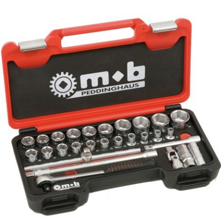 Coffret de Douilles 8 à 32 mm 12'' 28 Pièces