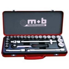 Coffret de Douilles 8 à 32 mm 12'' 25 Pièces