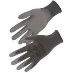 Gant tricot polyester - Paume enduite - Jauge 13 - La Paire