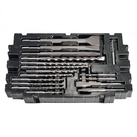 Coffret MAKPAC 12 forets, 2 pointes, 3 burins SDS PLS - B-52059