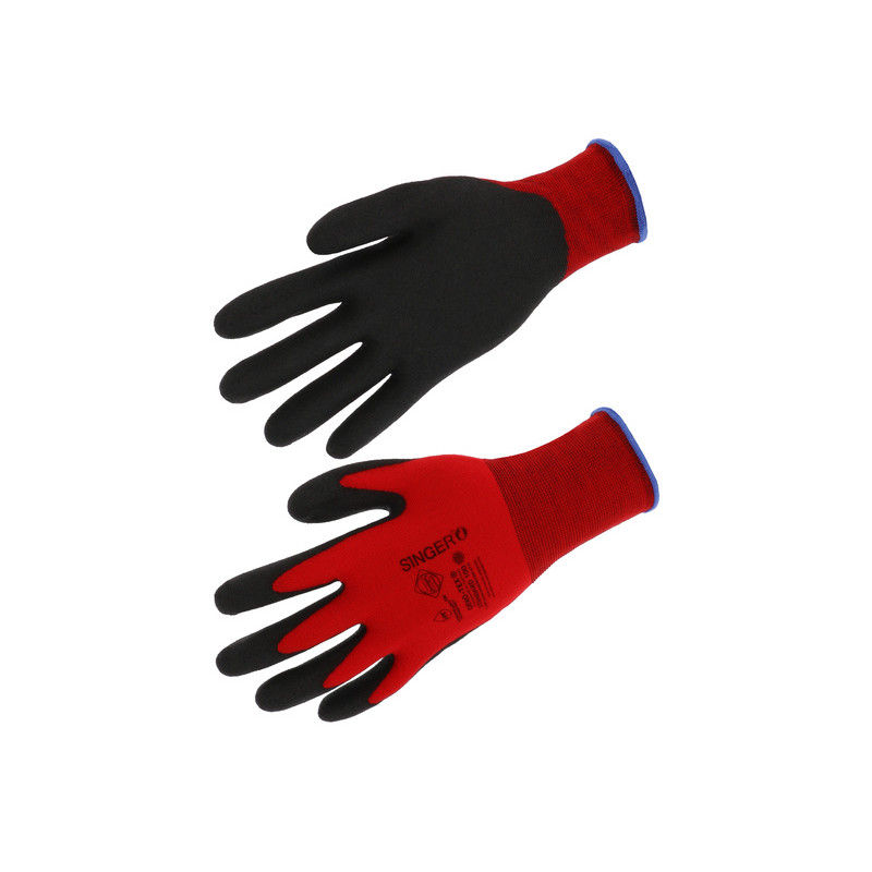 Gant PVC C.F.T support polyamide sans couture...