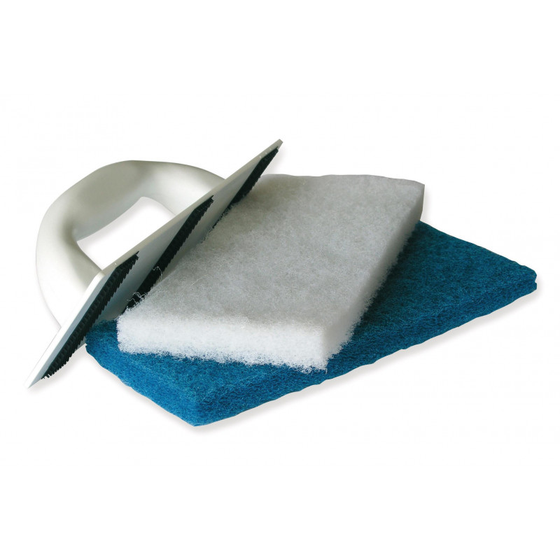 Platoir de nettoyage 25x11cm avec 2 tampons...
