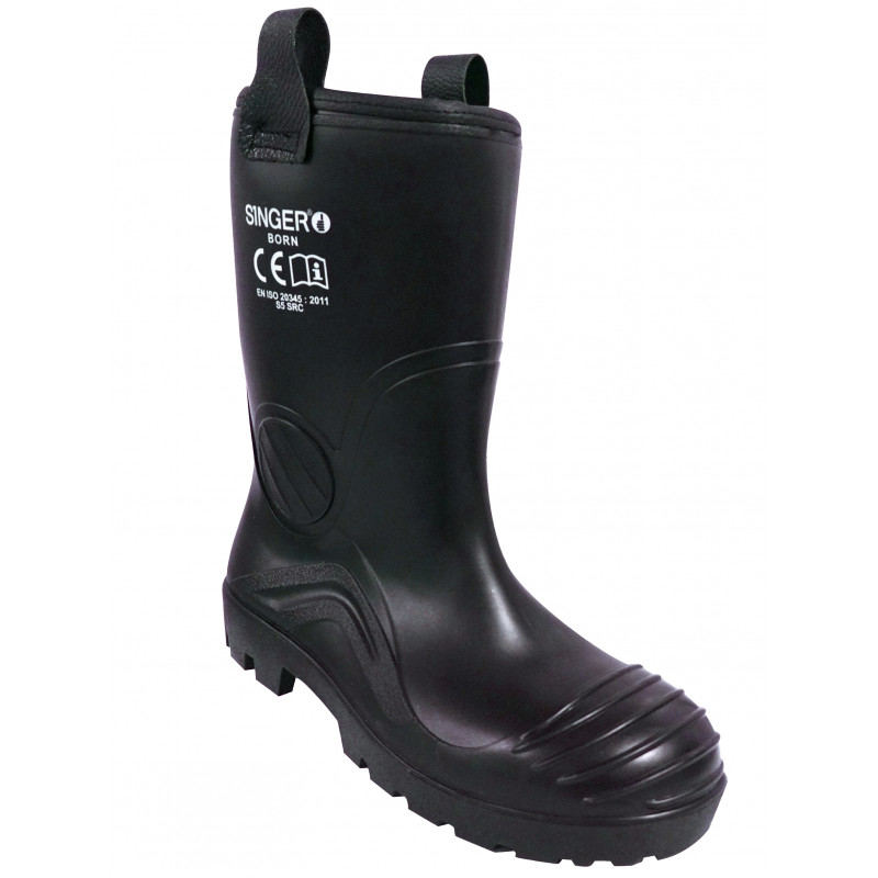 Bottes de sécurité en PVC Noire Fourrée S5 SRC...