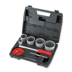 Coffret 5 trépans carbure de tungstène et accessoires...