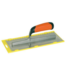 Platoir denté carré lame Inox Monture Alu