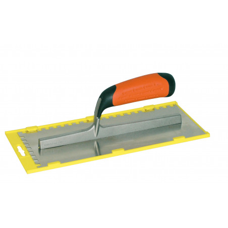 Platoir denté carré lame Inox Monture Alu