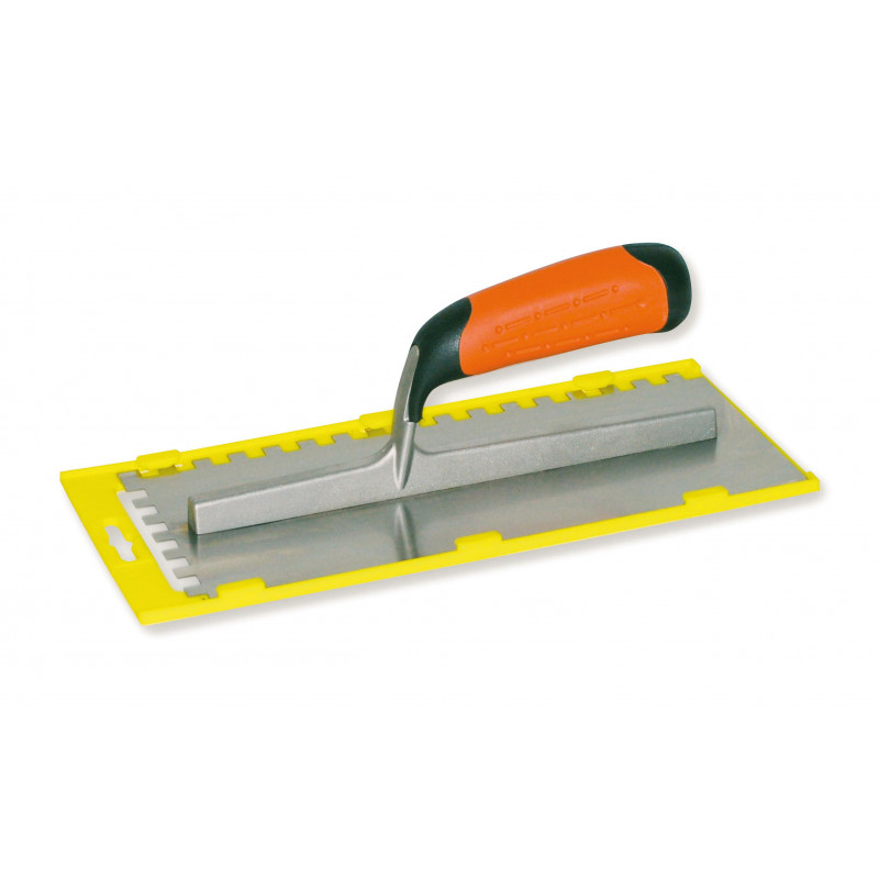 Platoir denté carré lame Inox Monture Alu