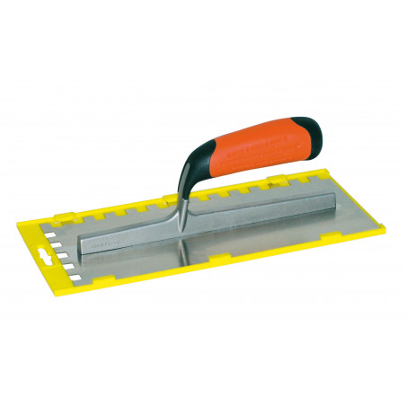 Platoir denté carré lame Inox Monture Alu