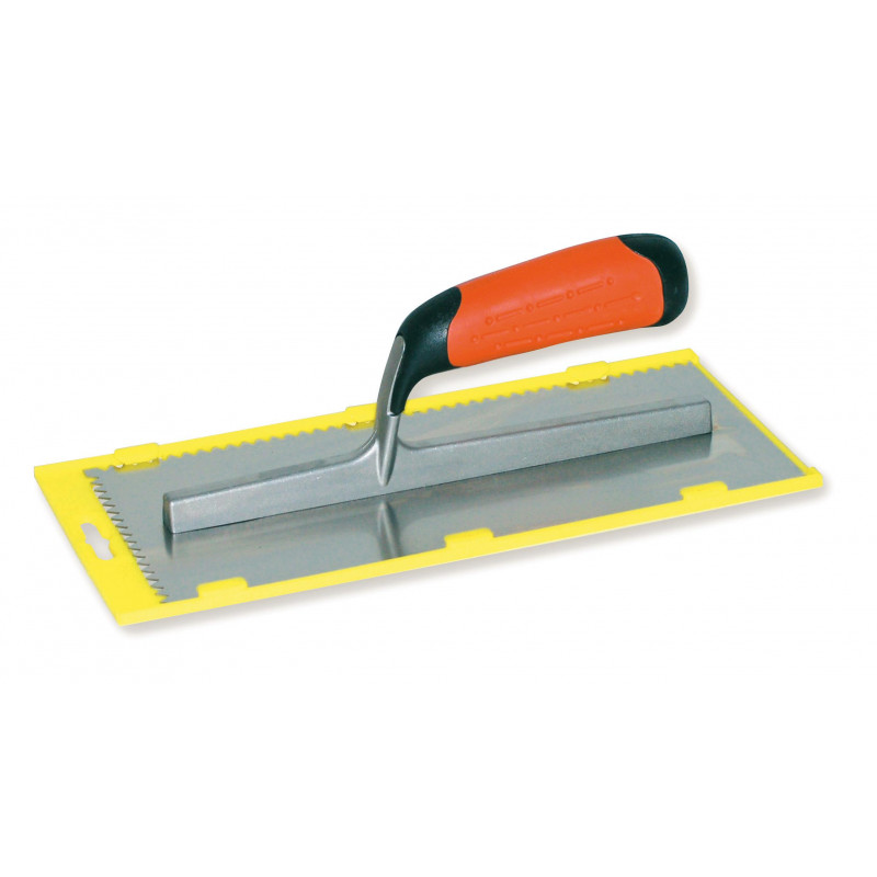 Platoir denté carré lame Inox Monture Alu