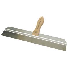 Couteau à enduire 60cm manche bois angles arrondies...