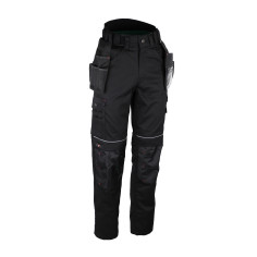 Pantalon de travail Noir Coton/polyester (65/35). 300 g/m2