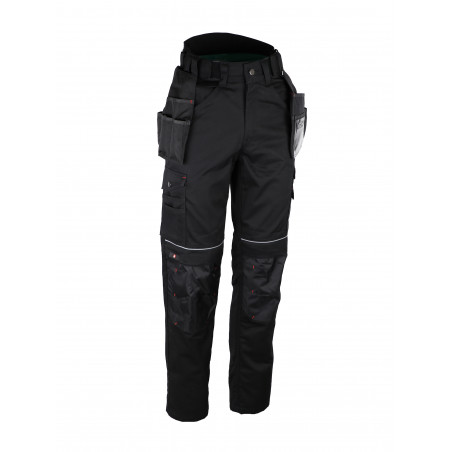 Pantalon de travail Noir Coton/polyester (65/35). 300 g/m2