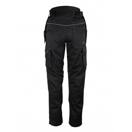 Pantalon de travail Noir Coton/polyester (65/35). 300 g/m2