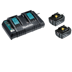 Pack chargeur rapide 2 batteries MAKITA DC18RD  Li-Ion...