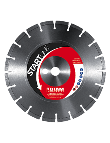 Disque diamant Diamètre 125 Béton BS 60  32x2.2x10