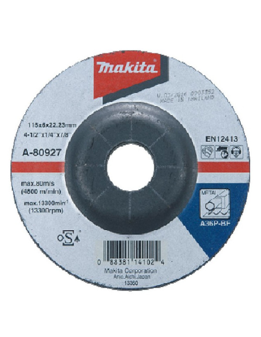 Disque à ébarber Métal Diam. 125mm  MAKITA