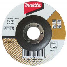 Disque à lamelles 125mm grain moyen (60 /80) pour métaux