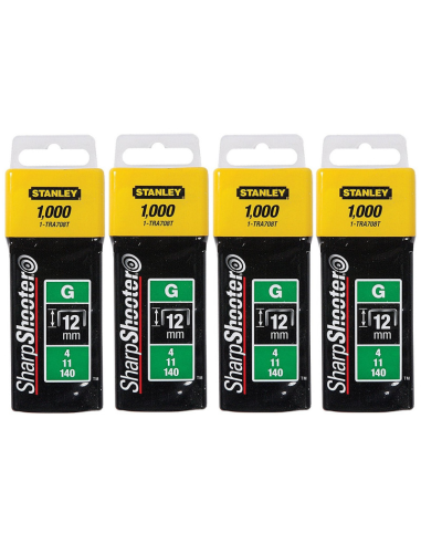 Agrafe 12 mm Type G   1-TRA708T - LOT DE 4...