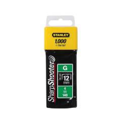 Agrafes 12 mm Type G   1-TRA708T - Boîte de 1000 pièces -...