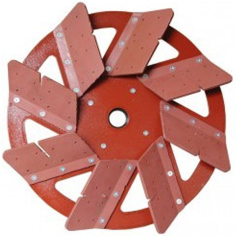 Plateau porte disque GOMME  pour monobrosse Raimondi...