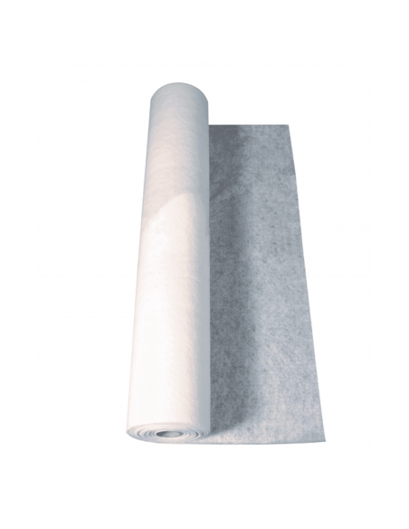 Bâche de protection blanche adhésive 1mx25m