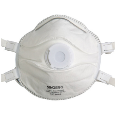Masque FFP3 avec valve - Boîte de 5