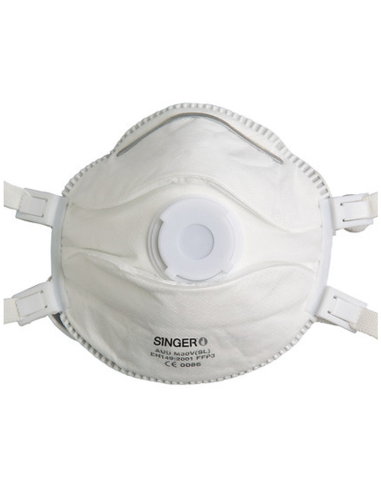 Masque FFP3 avec valve - Boîte de 5