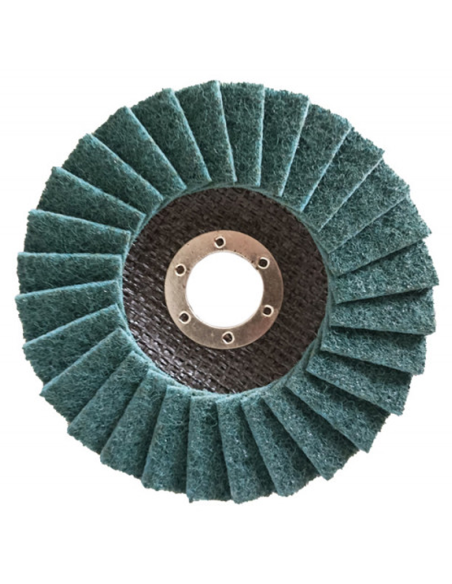 Disque à lamelles 125mm grain fin (80/120) pour métaux