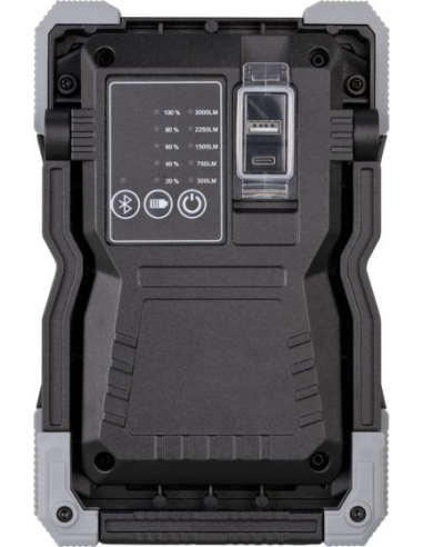 Projecteur LED portable RUFUS rechargeable 3000...