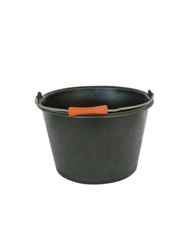 Seau plastique noir évasé 16 Litres anse avec...