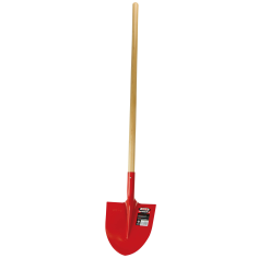 Pelle ronde de terrassier 27 cm emmanchée bois - MONDELIN...