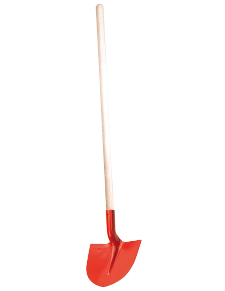 Pelle ronde de terrassier 27 cm emmanchée bois - MONDELIN 6380270201