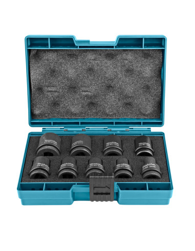 Coffret 9 douilles 1/2 pour boulonneuse à chocs...