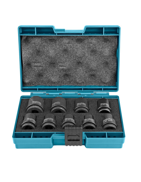 Coffret 9 douilles 1/2 pour boulonneuse à chocs MAKITA B-66232