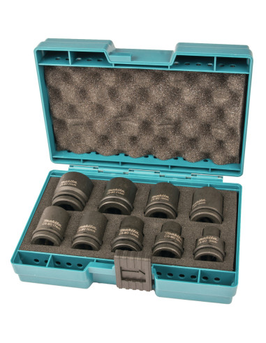 Coffret 9 douilles choc pour boulonneuse 1/2...