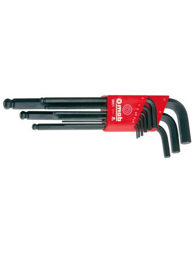 Clé mâles CRV - Tête Sphérique - 1,5 à 10 mm -...