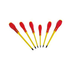 Lot de 6 tournevis isolé VDE