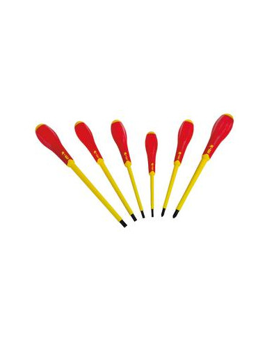 Lot de 6 tournevis isolé VDE