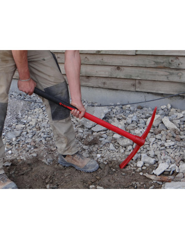 Pioche FM 2,5 Kg avec manche bois frêne - MONDELIN