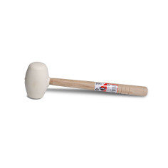 Maillet caoutchouc Blanc pointe ronde - RUBI