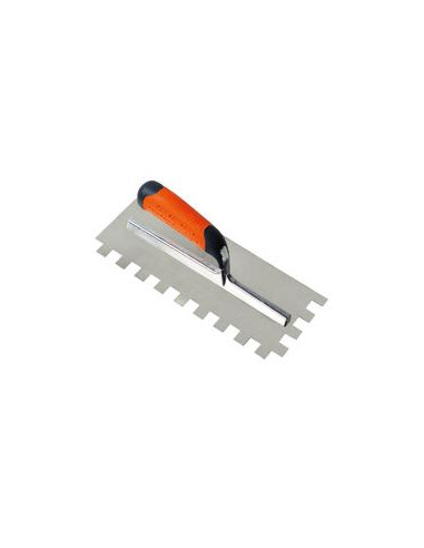 Platoir denté carré lame Inox Monture Alu
