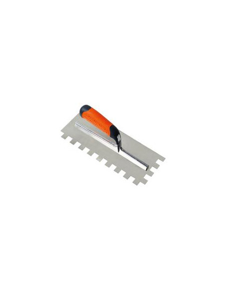 Platoir denté carré lame Inox Monture Alu