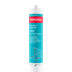 PENOSIL SANITAIRE Mastic Silicone 313 Blanc 300 ml