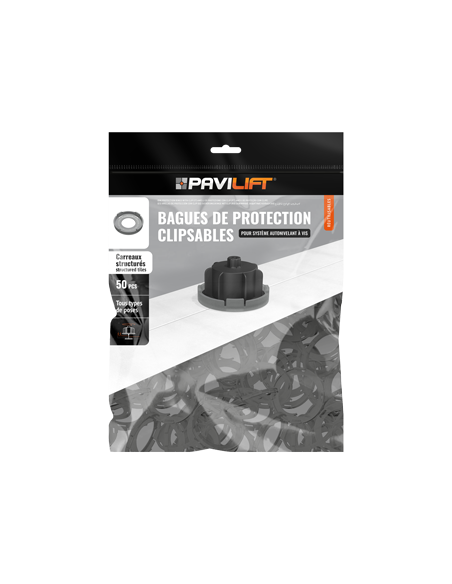 Bague de protection clipsable antiabrasion PAVILIFT - Sachet de 50