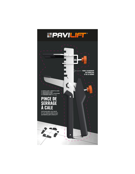 Pince de serrage de cale autonivelante PAVILIFT