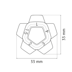 Croisillon multiformat 1 à 4 mm - Sachet de 30 - PAVILIFT 2