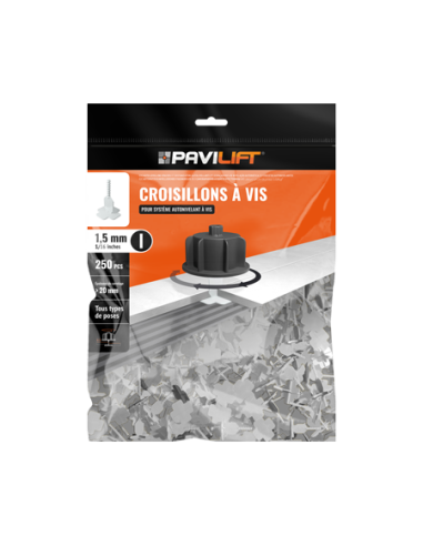 Croisillon autonivelant à vis PAVILIFT en I
